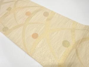 アンティーク　絽　露芝模様織り出し袋帯（材料）